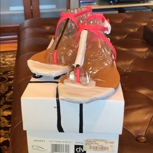 Dolce vita Hot Coral Stella sandals